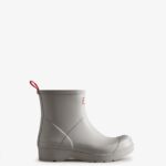 Hunter Men's Play Short Rain Boots Zinc Grey