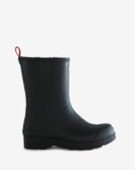 Hunter Men's Play Vegan Shearling Insulated Mid-Height Rain Boots Black - Image 2