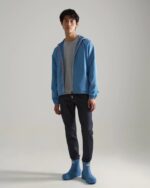 Hunter Men's Recycled Lightweight Packable Jacket Stornoway Blue - Image 4