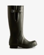 Hunter Men's Tall Side Adjustable Rain Boots Dark Olive - Image 2