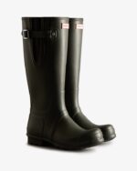 Hunter Men's Tall Side Adjustable Rain Boots Dark Olive - Image 3