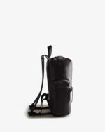 Hunter Mini Top Clip Backpack - Rubberized Leather Black - Image 5
