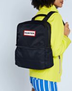 Hunter Nylon Backpack Black - Image 2