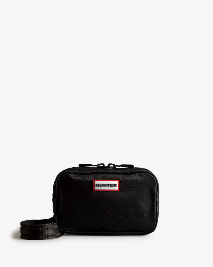 hunter_nylon_keeper_phone_pouch_black.jpg Hunter Nylon Keeper Phone Pouch Black - Image 1