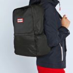 Hunter Nylon Large Backpack Dark Olive