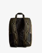 Hunter Nylon Pioneer Top Clip Backpack Dark Olive - Image 3