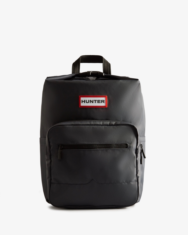 hunter_nylon_pioneer_top_clip_backpack_navy.jpg Hunter Nylon Pioneer Top Clip Backpack Navy - Image 1
