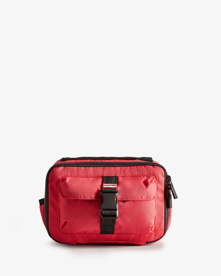 hunter_nylon_three_way_top_clip_crossbody_bag_rowan_pink.jpg Hunter Nylon Three-Way Top Clip Crossbody Bag Rowan Pink - Image 1