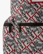 Hunter Nylon Top Clip Lunar New Year Tiger Print Backpack Black-White - Image 5