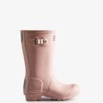 Hunter Original Big Kids (5-11 Years) Rain Boots Azalea Pink