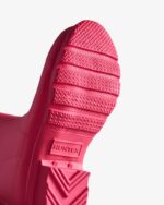 Hunter Original Big Kids (5-11 Years) Rain Boots Bright Pink - Image 5