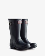Hunter Original Big Kids (5-11 Years) Rain Boots Navy - Image 3