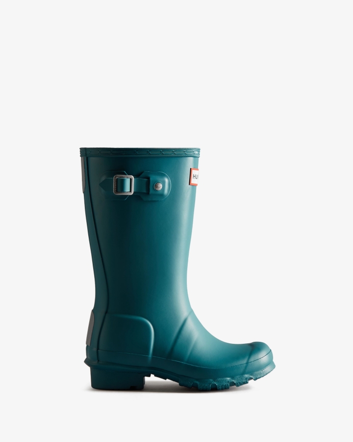 Hunter Original Big Kids (5-11 Years) Rain Boots Opaline Blue - Image 2