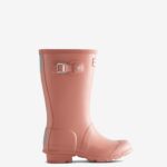 Hunter Original Big Kids (5-11 Years) Rain Boots Rough Pink