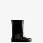 Hunter Original Kids First (18 Months-8 Years) Gloss Rain Boots Black