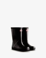 Hunter Original Kids First (18 Months-8 Years) Gloss Rain Boots Black - Image 3