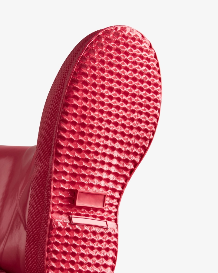 Hunter Original Kids First (18 Months-8 Years) Gloss Rain Boots Bright Pink - Image 5