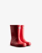 Hunter Original Kids First (18 Months-8 Years) Gloss Rain Boots Rowan Pink - Image 3