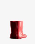 Hunter Original Kids First (18 Months-8 Years) Gloss Rain Boots Rowan Pink - Image 4