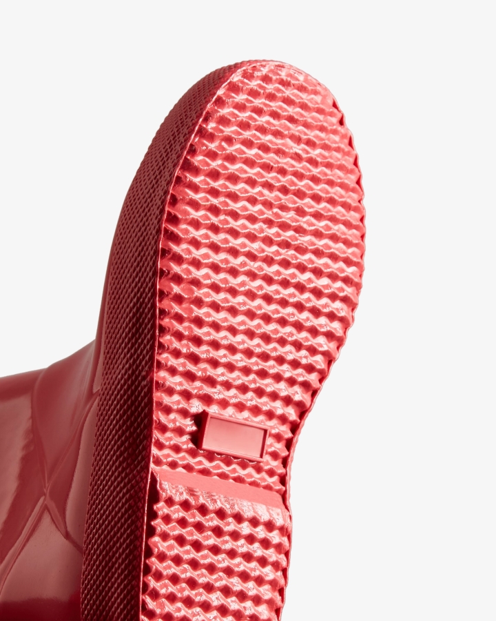 Hunter Original Kids First (18 Months-8 Years) Gloss Rain Boots Rowan Pink - Image 5