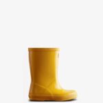 Hunter Original Kids First (18 Months-8 Years) Gloss Rain Boots Yellow