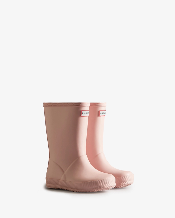 Hunter Original Kids First (18 Months-8 Years) Rain Boots Azalea Pink - Image 3