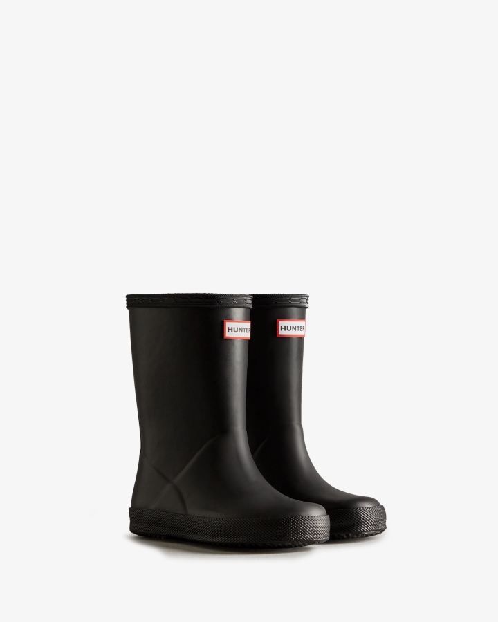Hunter Original Kids First (18 Months-8 Years) Rain Boots Black - Image 3
