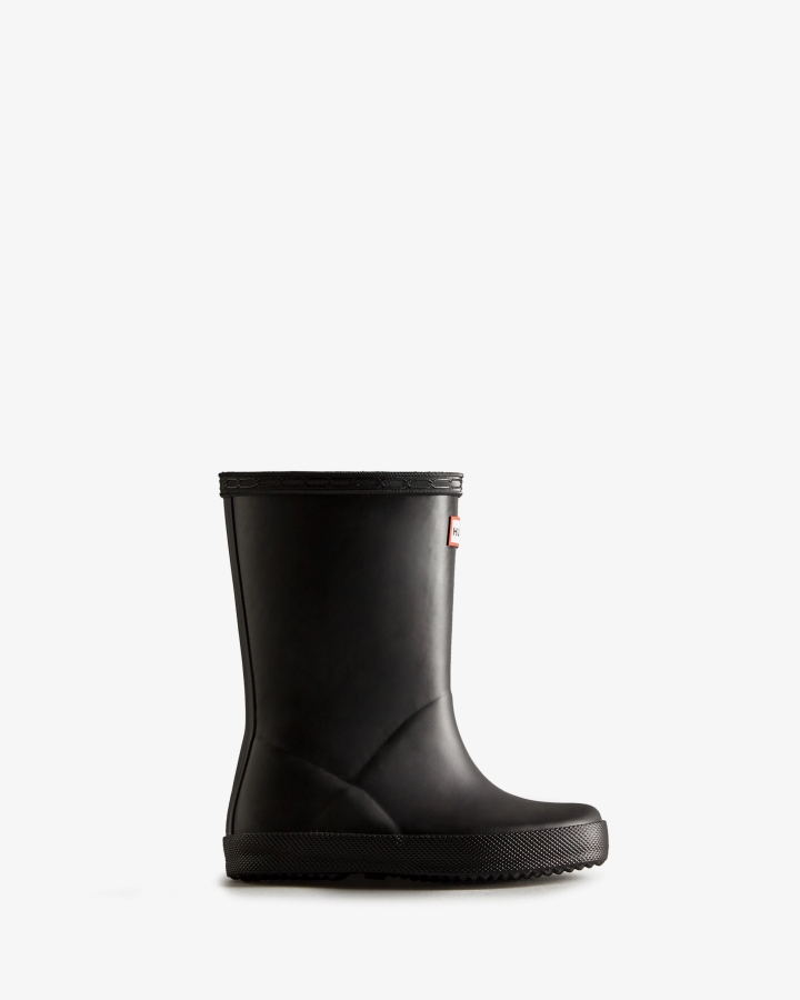 Hunter Original Kids First (18 Months-8 Years) Rain Boots Black - Image 1