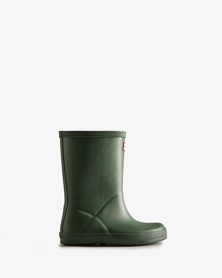 Hunter Original Kids First (18 Months-8 Years) Rain Boots Hunter Green - Image 1