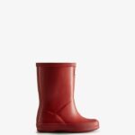 Hunter Original Kids First (18 Months-8 Years) Rain Boots Military Red
