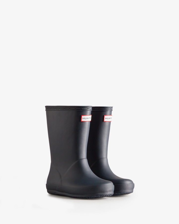 Hunter Original Kids First (18 Months-8 Years) Rain Boots Navy - Image 3