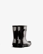 Hunter Original Little Kids (2-6 Years) Gloss Rain Boots Black - Image 4