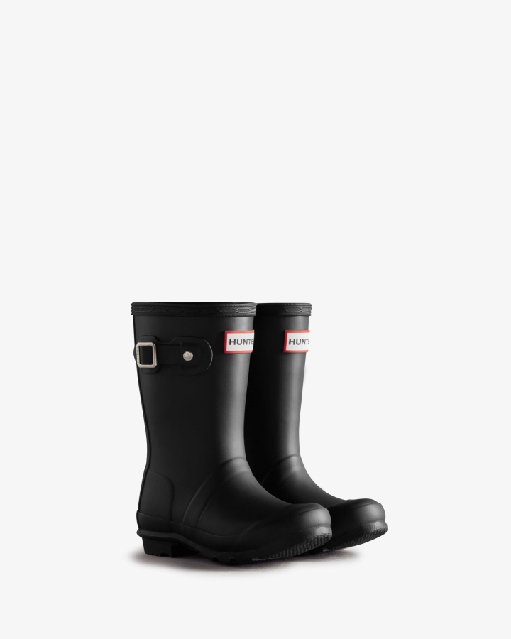 Hunter Original Little Kids (2-6 Years) Rain Boots Black - Image 3