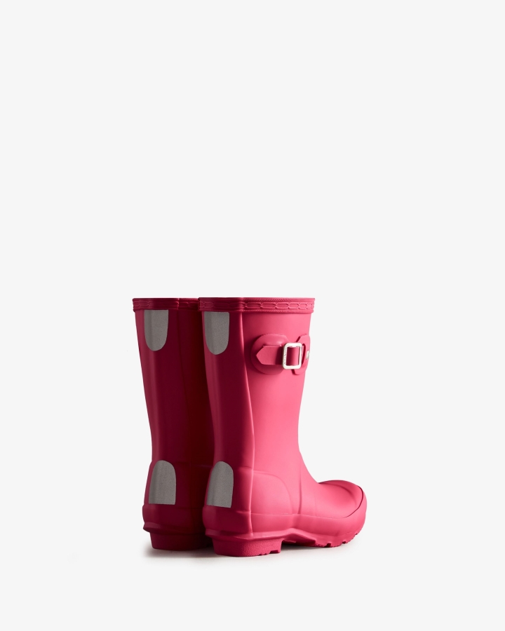 Hunter Original Little Kids (2-6 Years) Rain Boots Bright Pink - Image 4