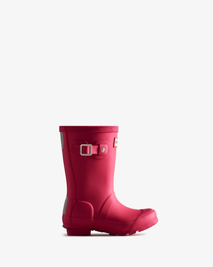 Hunter Original Little Kids (2-6 Years) Rain Boots Bright Pink - Image 1