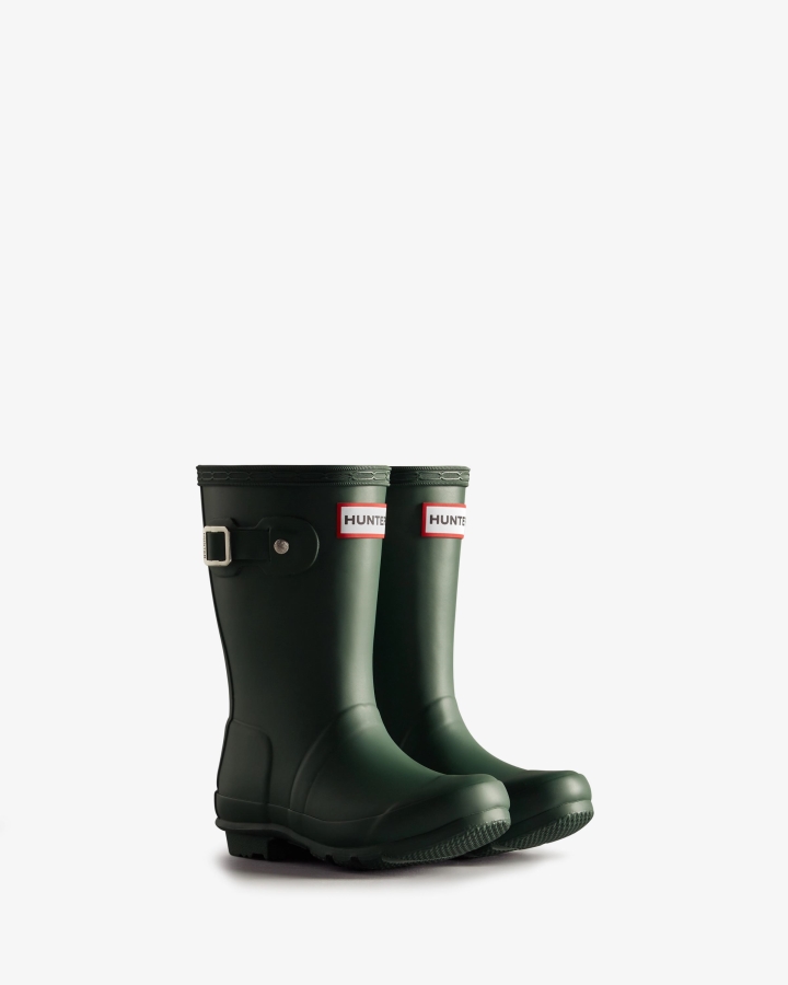 Hunter Original Little Kids (2-6 Years) Rain Boots Hunter Green - Image 3