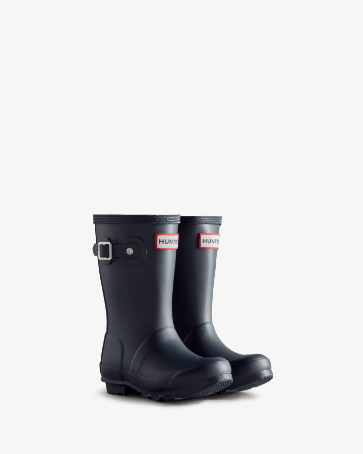 Hunter Original Little Kids (2-6 Years) Rain Boots Navy - Image 3