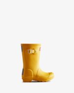 Hunter Original Little Kids (2-6 Years) Rain Boots Yellow - Image 2