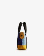 Hunter Repurposed Nylon Mini Top Clip Tote Bag Blue Thistle Multi - Image 5