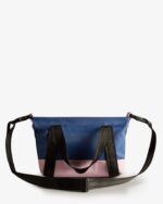 Hunter Repurposed Nylon Mini Top Clip Tote Bag Hayes Burgundy Multi - Image 4