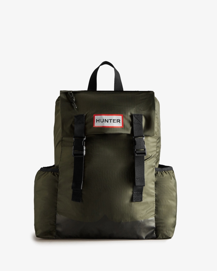 hunter_ripstop_packable_backpack_dark_olive.jpg Hunter Ripstop Packable Backpack Dark Olive - Image 1