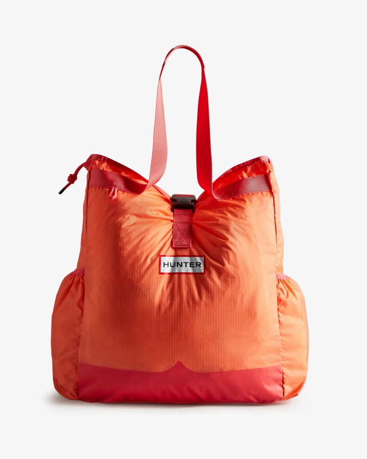 hunter_ripstop_packable_tote_bag_sun_cup_orange.jpg Hunter Ripstop Packable Tote Bag Sun-Cup Orange - Image 1