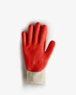 Hunter Rubberized Gardening Gloves Logo Red - Image 3