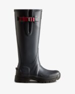 Hunter Women's Balmoral Adjustable 3mm Neoprene Rain Boots Navy- Peppercorn - Image 2