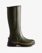 Hunter Women's Balmoral Field Hybrid Tall Rain Boots Dark Olive - Image 2