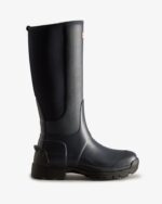 Hunter Women's Balmoral Field Hybrid Tall Rain Boots Navy - Image 2