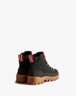 Hunter Women's Canvas Desert Commando Boots Black - Image 5