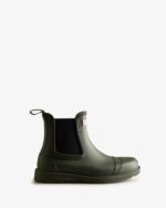 Hunter Women's Commando Chelsea Boots Dark Olive - Image 2