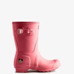 Hunter Women's Disney Short Rain Boots Pink Shiver