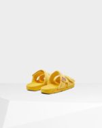 Hunter Women's Double Strap Slides Sunflower Yellow - Image 5
